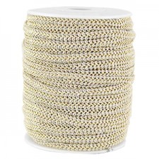 Fashion wire flat 5mm Gray-gold